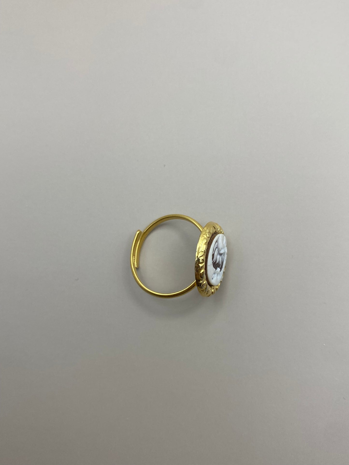 Anello Cammeo Sole Luna