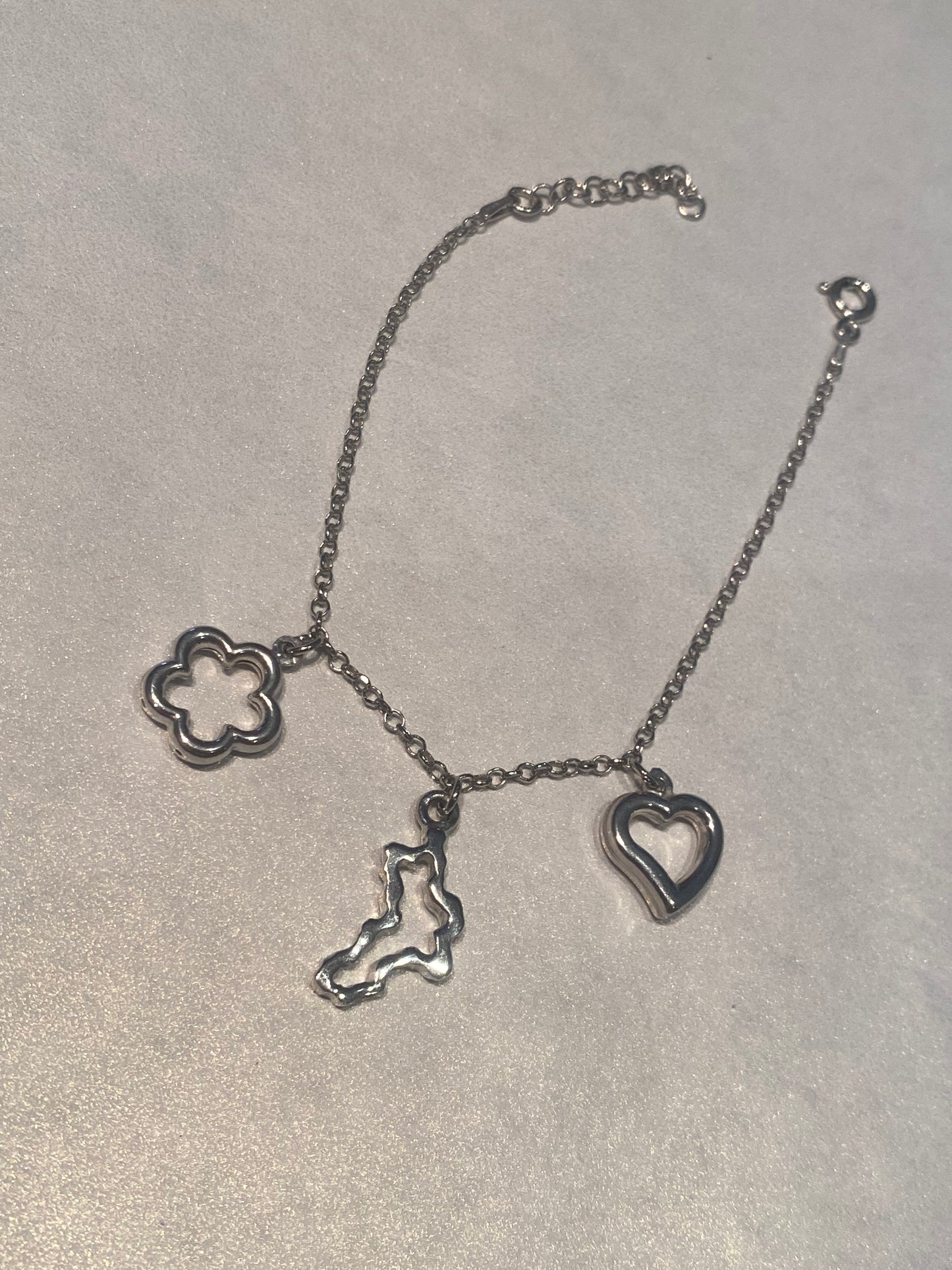 Bracciale Calabria Traforato Cuore Stella