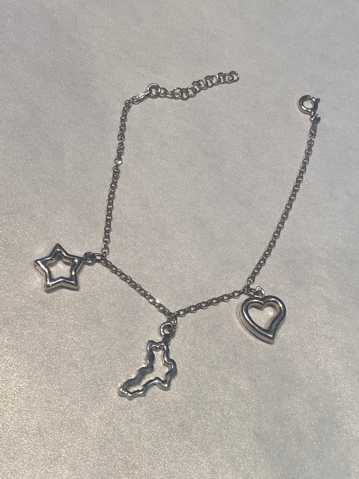 Bracciale Calabria Traforato Cuore Stella