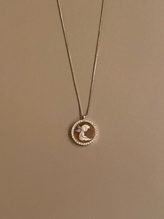 Collana Cammeo Angelo Seduto