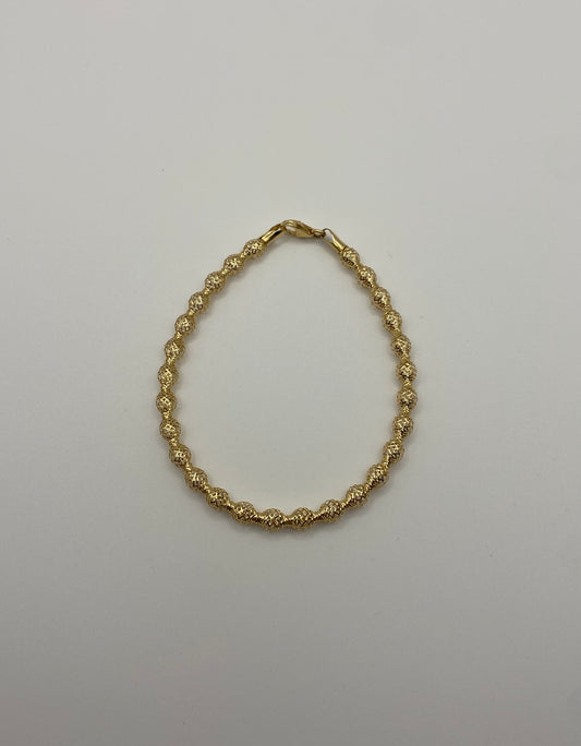 Bracciale Maglia Elastica in Oro Giallo 18K 750%