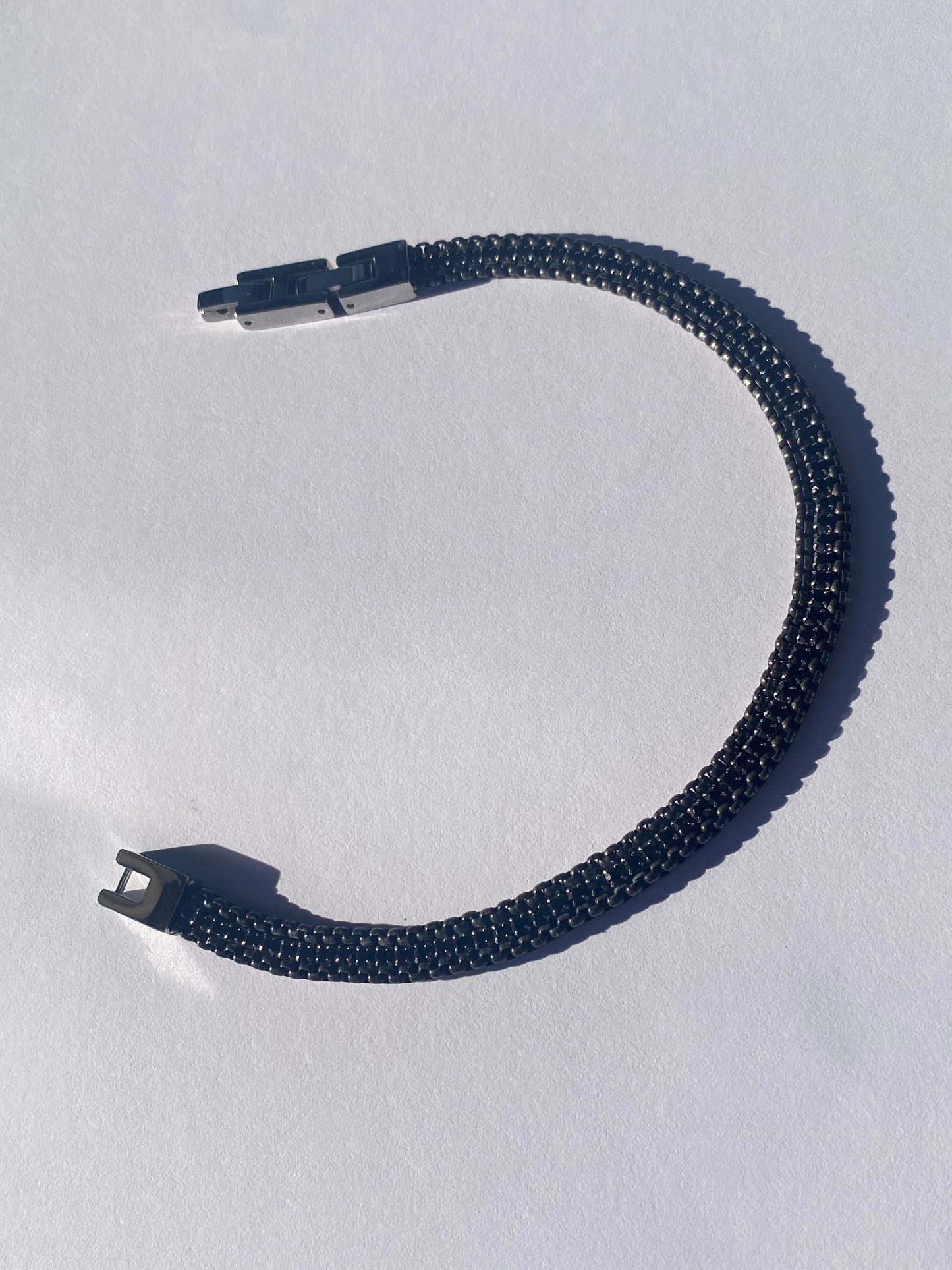 Bracciale con cubic zirconia neri