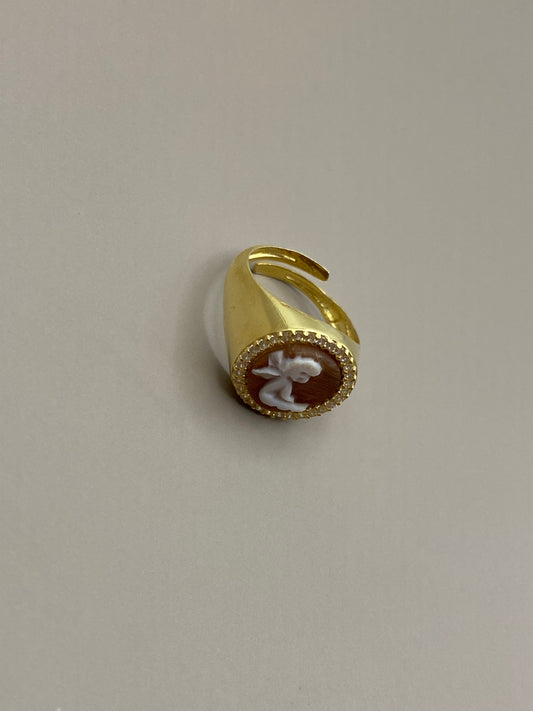 Anello Angelo Seduto
