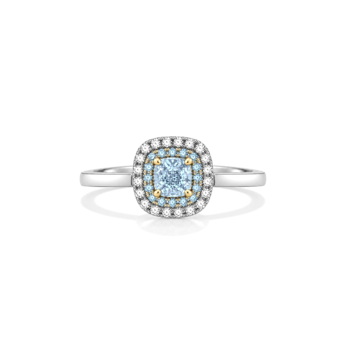 Anello Carezza Marina Quadrato