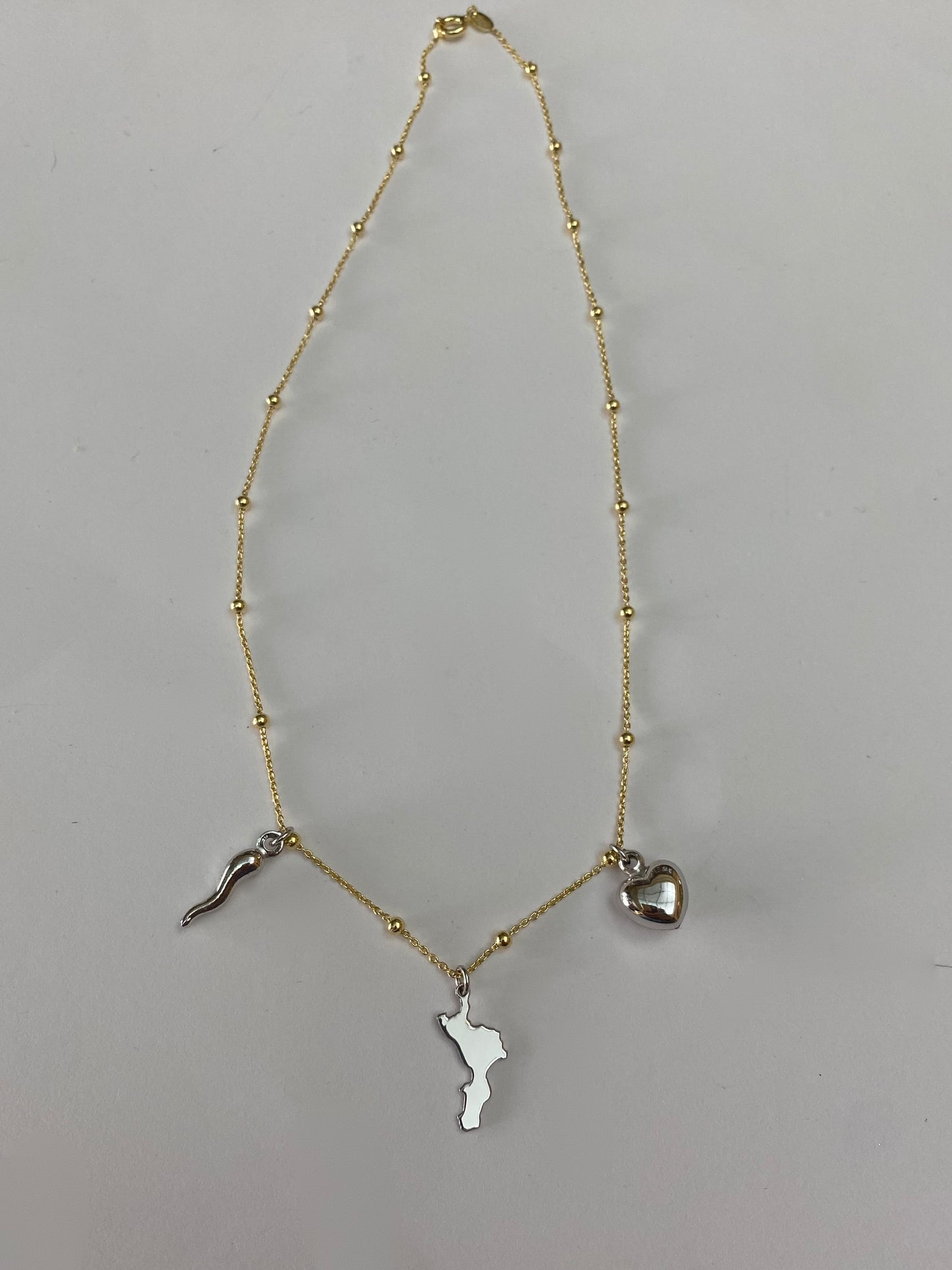 Collana Bicolore "Calabria nel Cuore"