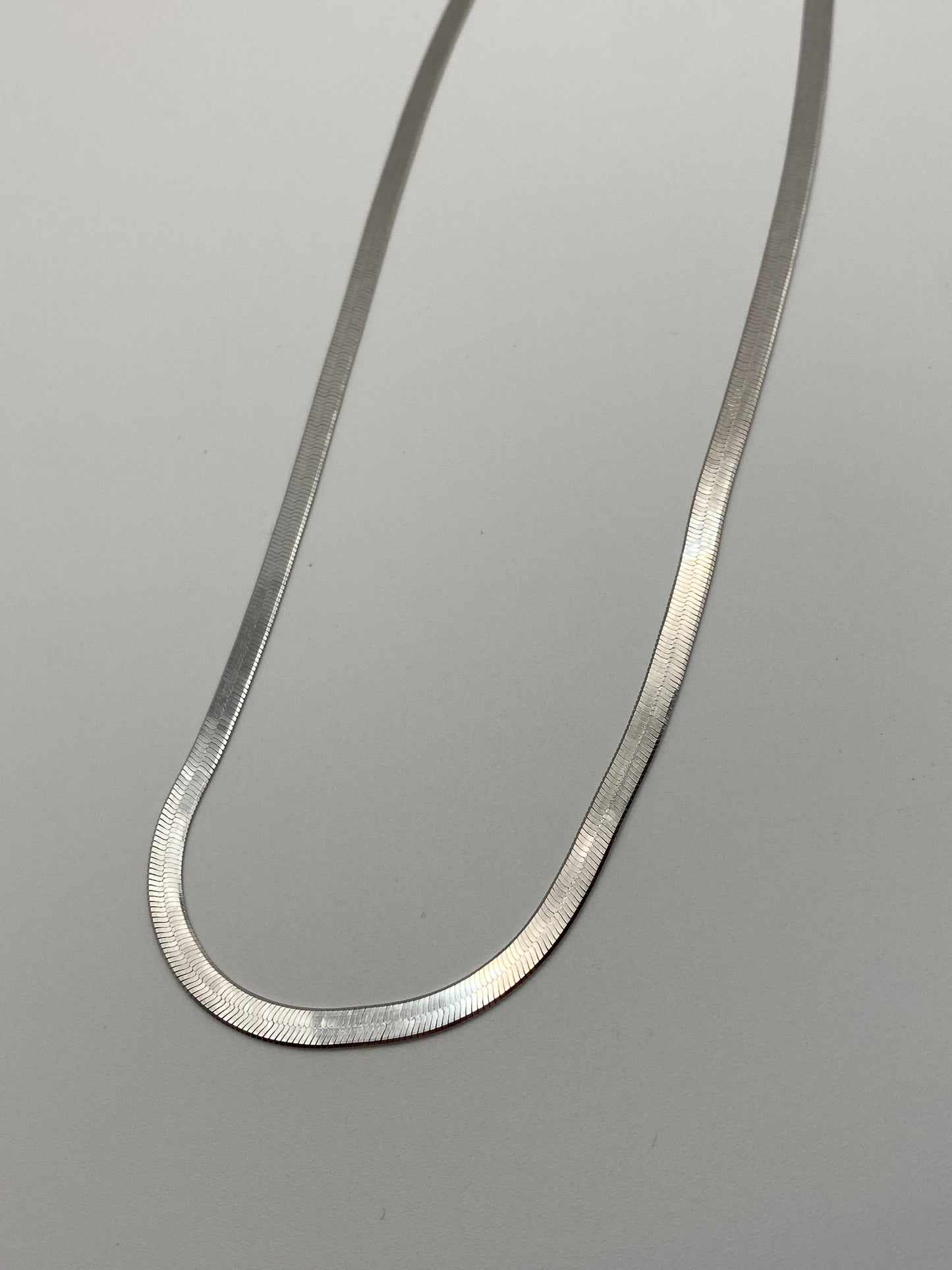 Collana Piatta in Argento