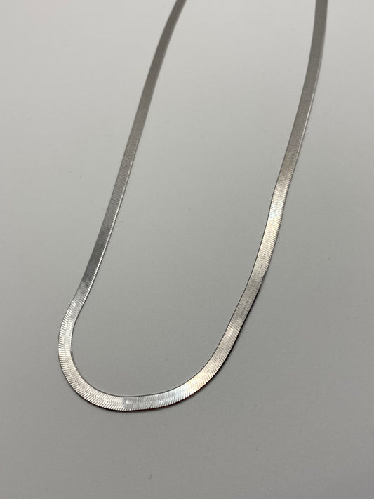 Collana Piatta in Argento