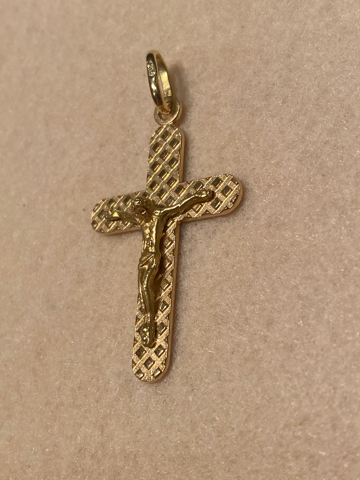 Ciondolo Croce Oro Giallo