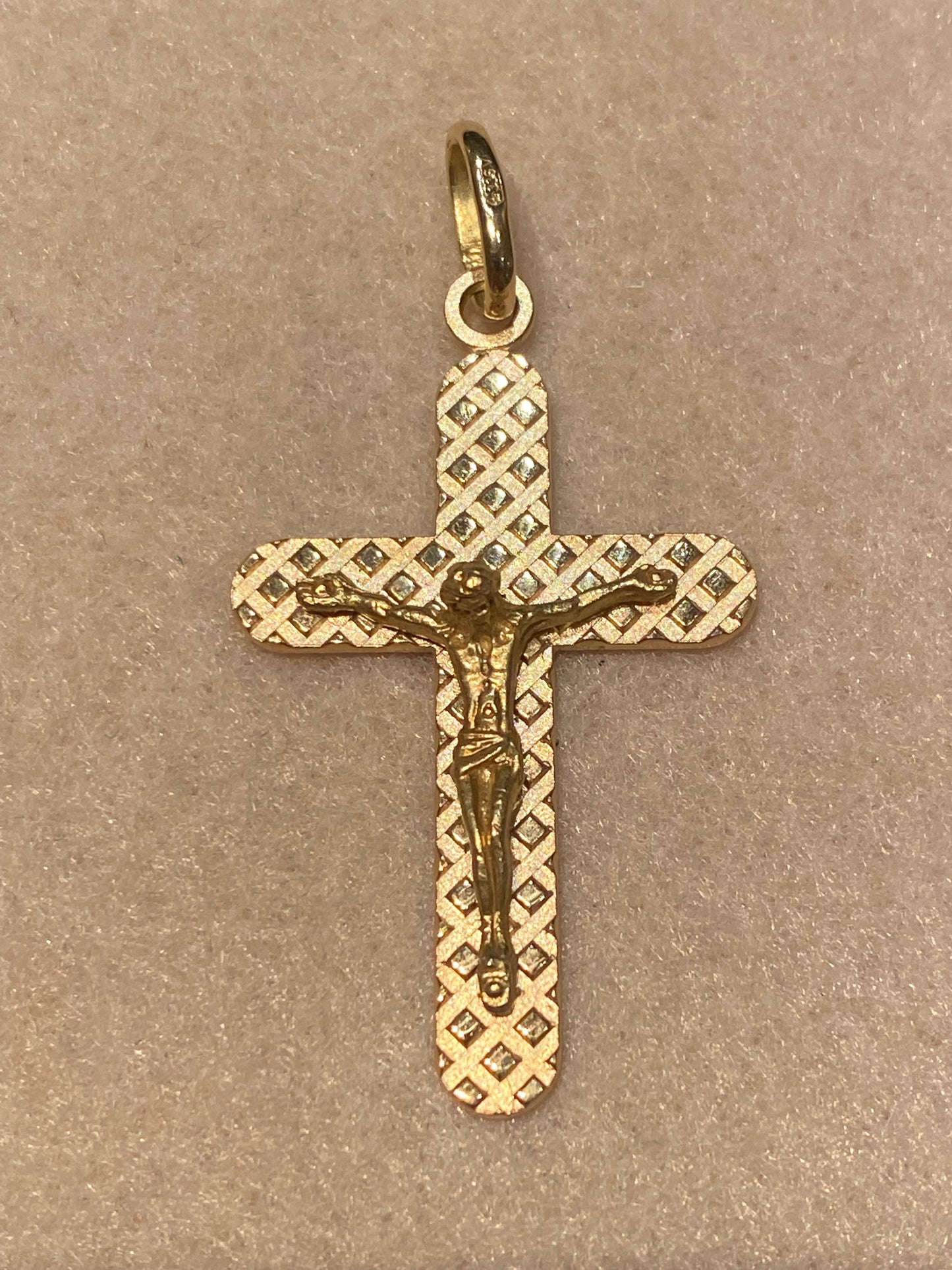 Ciondolo Croce Oro Giallo