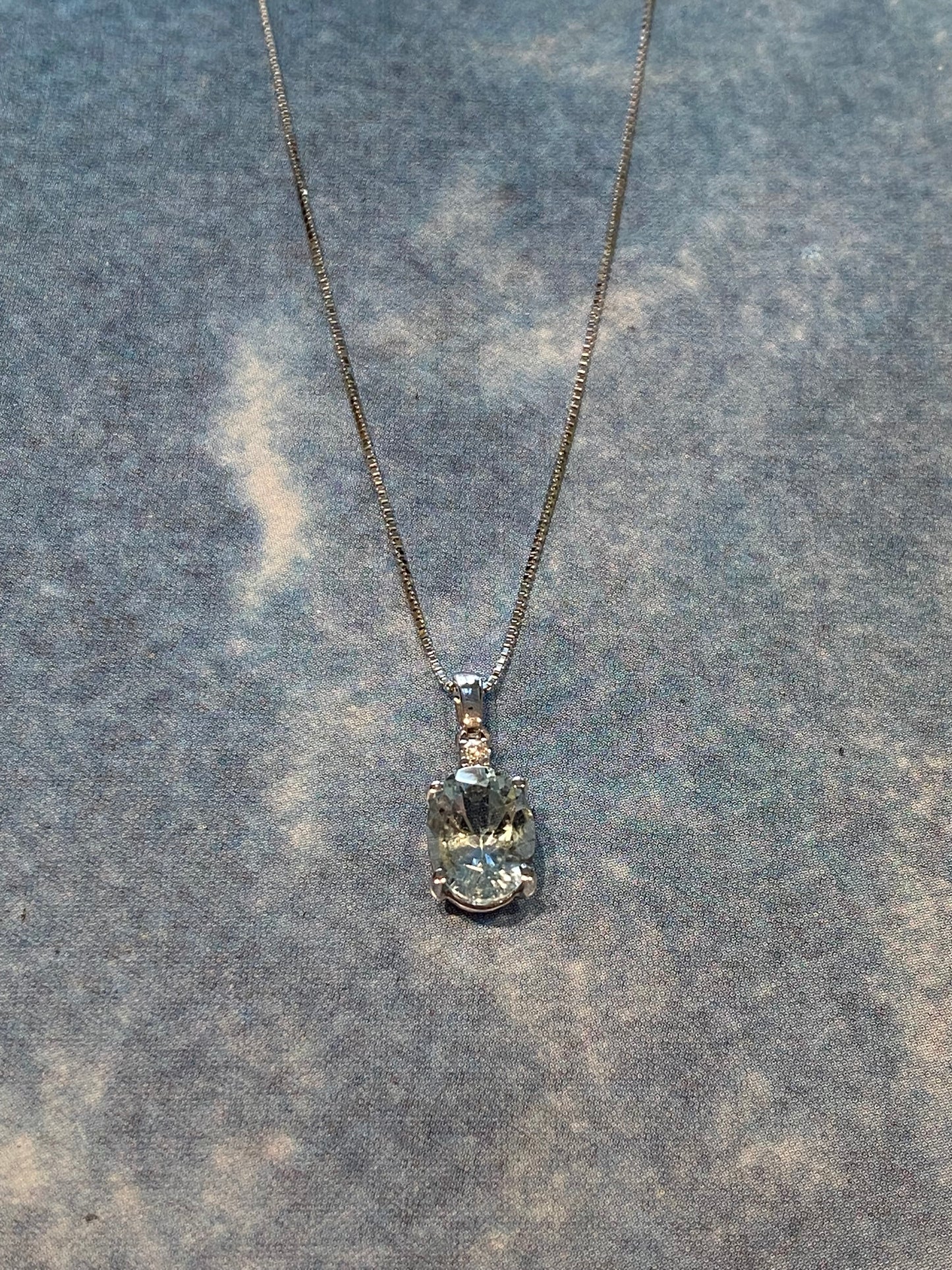 Collana Diamante, Acquamarina