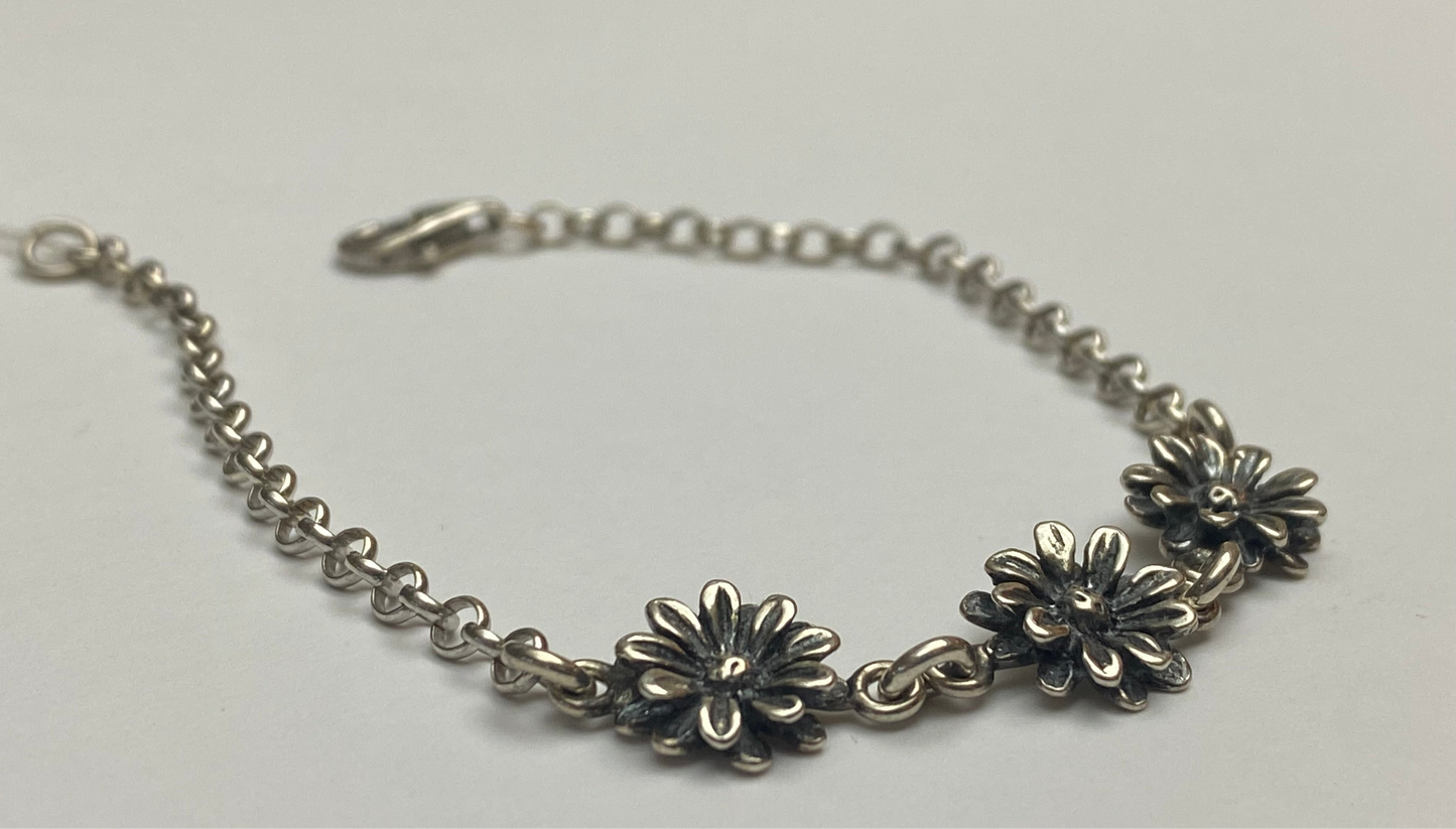 Bracciale Margherite Argento 925