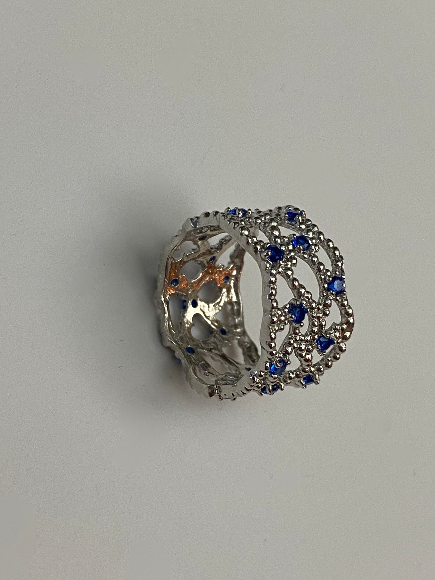 Anello Fascia Larga Traforata