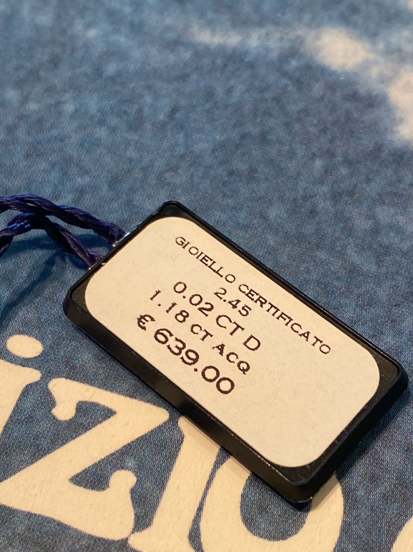 Collana Diamante, Acquamarina