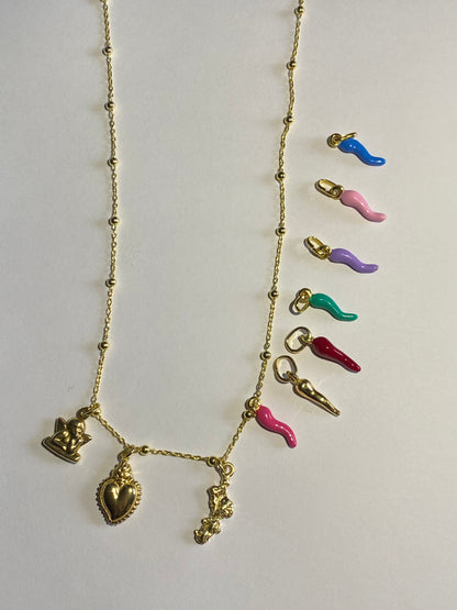 Collana Calabria D’Amare con Peperoncino Personalizzabile