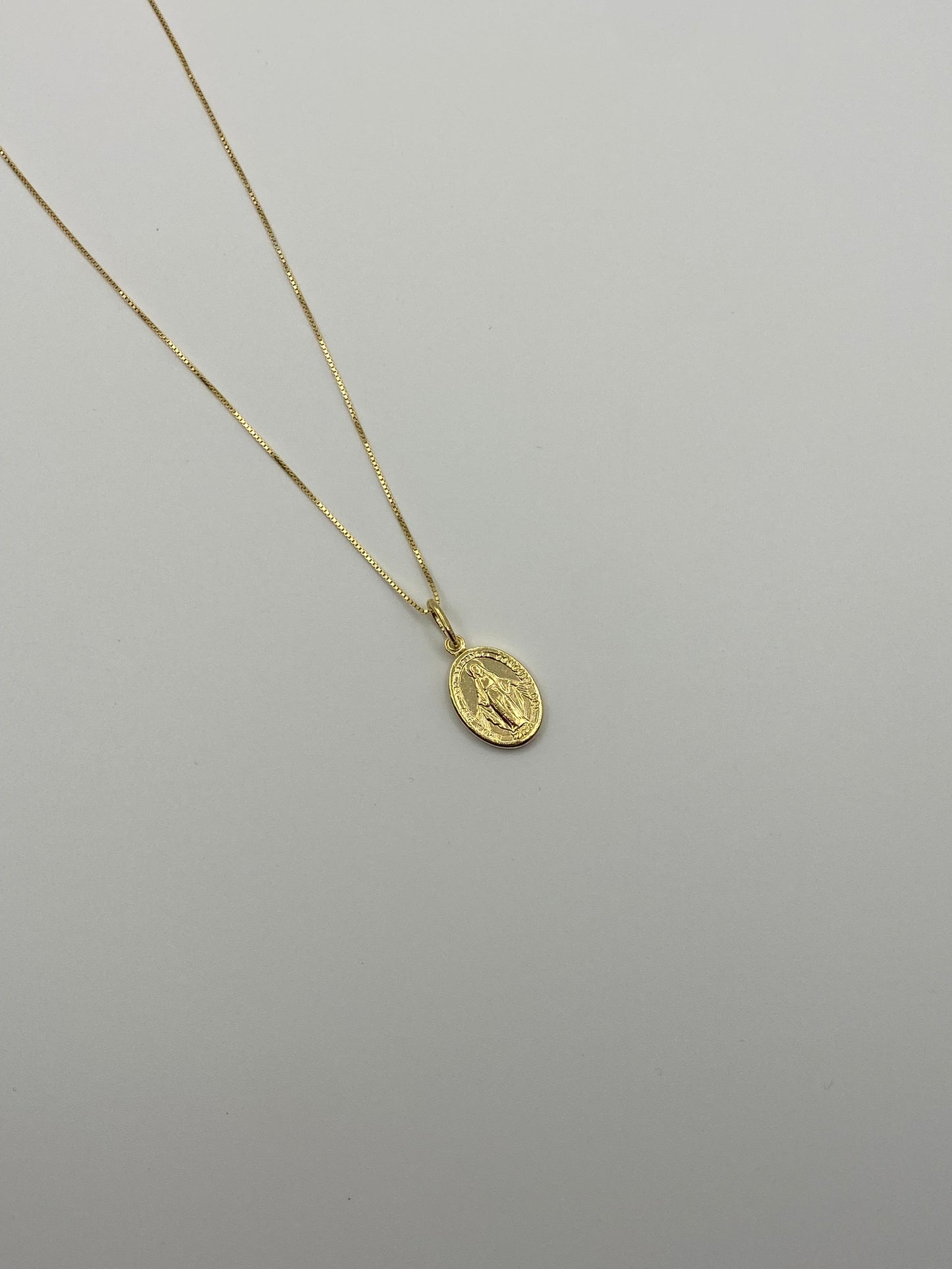 Collana con Medaglia Miracolosa - In Argento 925