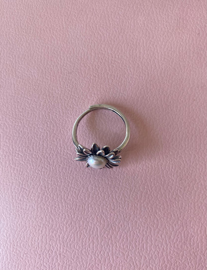 Anello Margherita con Perlina