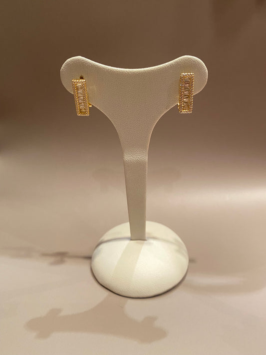 Orecchini rettangolari