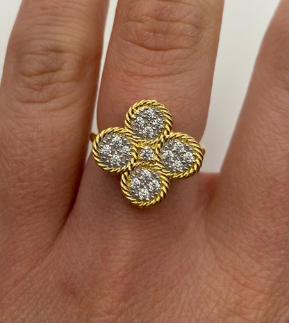 Anello Quadrifoglio