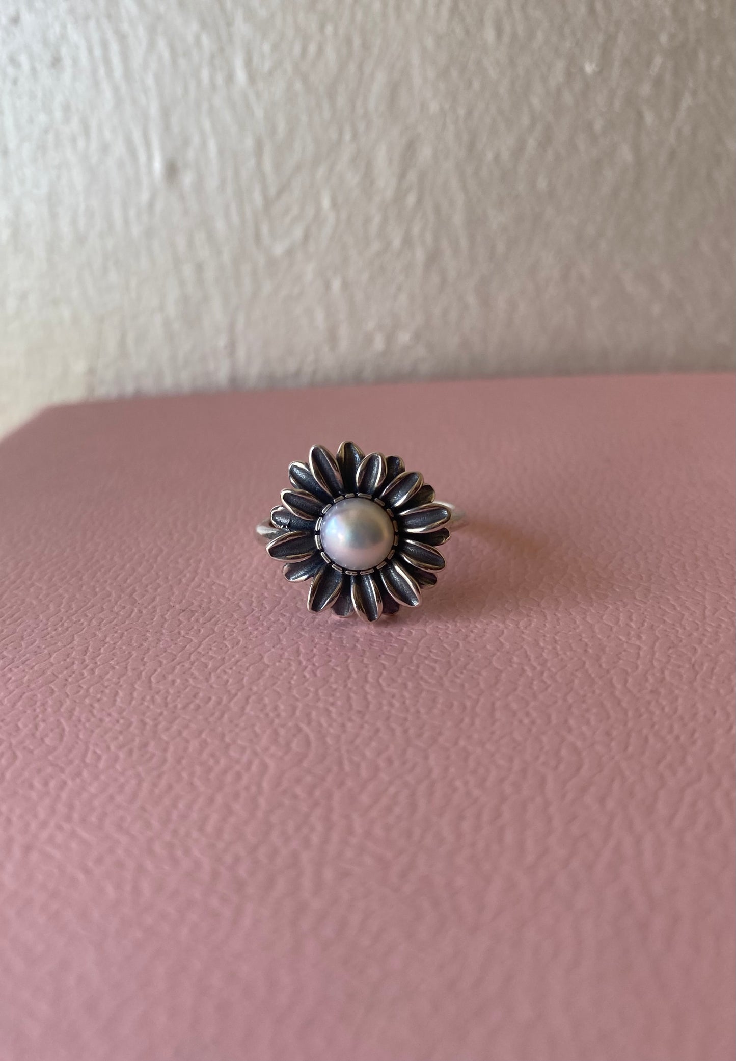 Anello Margherita con Perlina