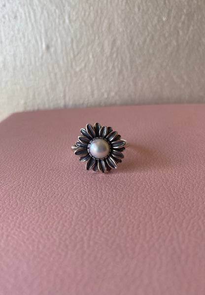 Anello Margherita con Perlina