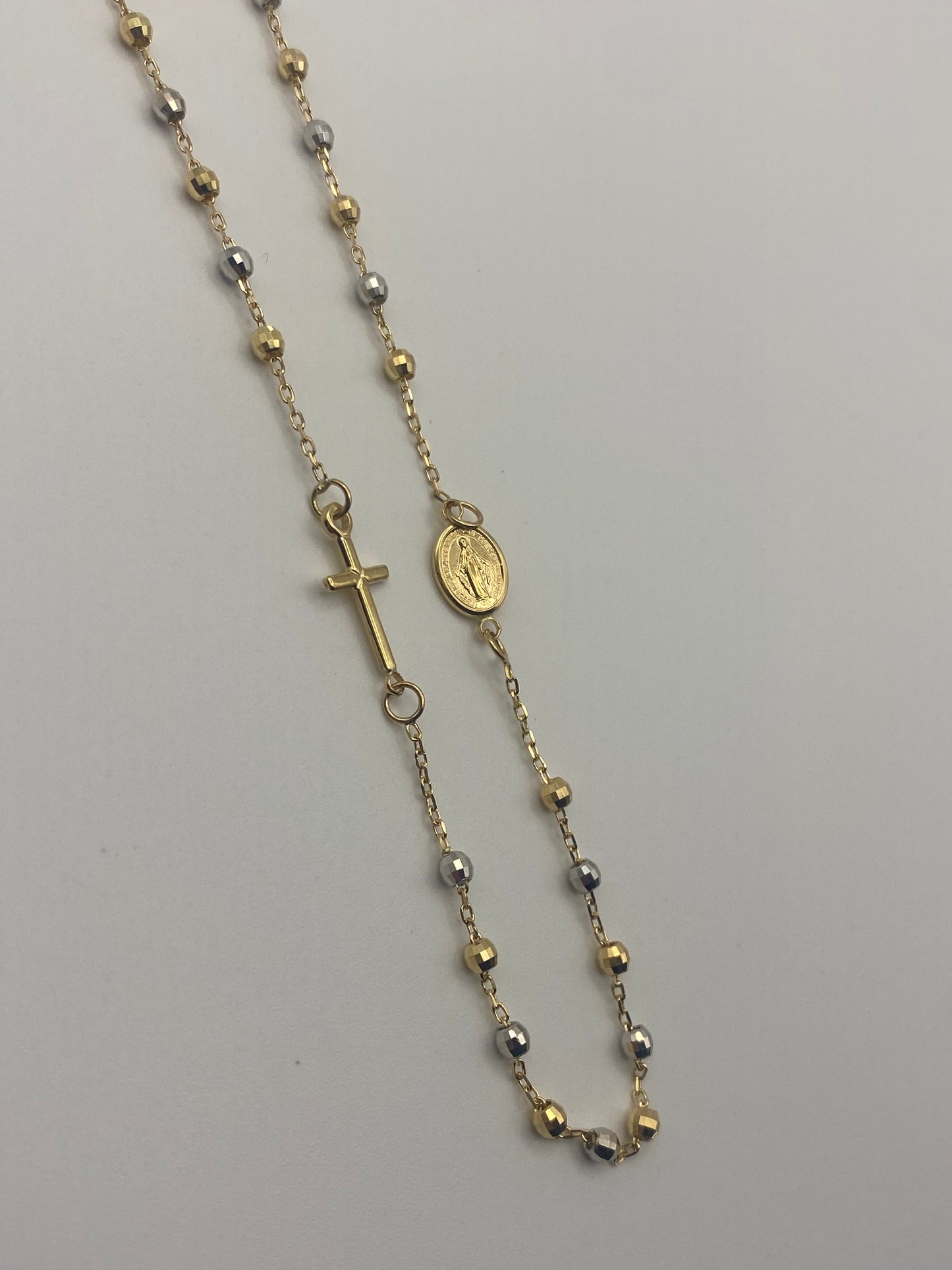 Girocollo Rosario Bicolore (Oro 750-18K)