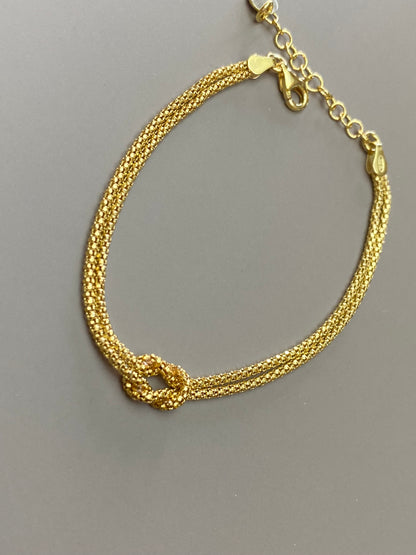 Bracciale Nodo D’Amore Dorato