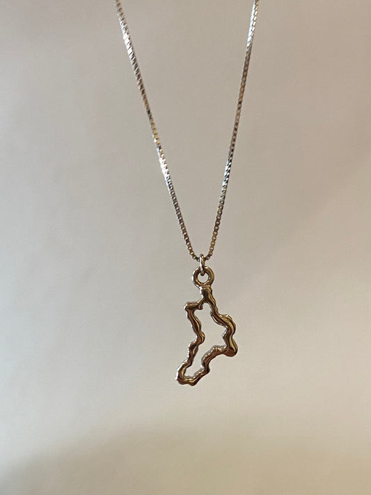Girocollo Calabria Traforata Argento maglia Veneziana