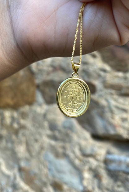 Collana con Medaglia Madonna Miracolosa