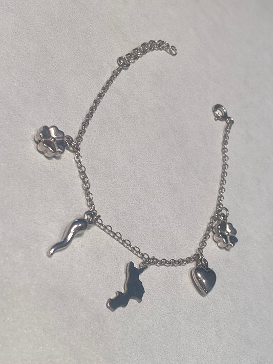 Bracciale Calabria Portafortuna Argento