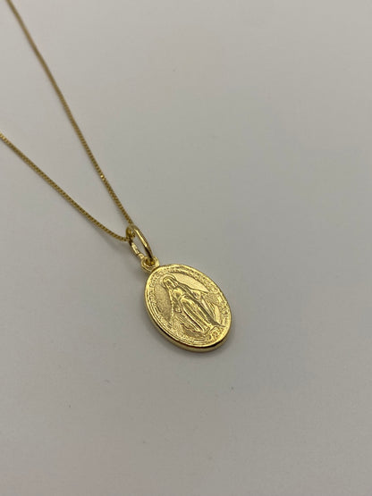 Collana con Medaglia Miracolosa - In Argento 925