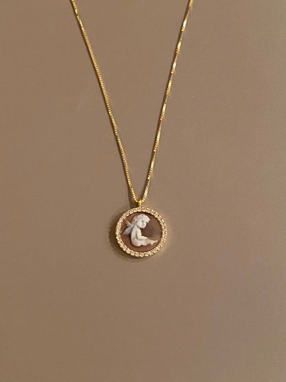 Collana Cammeo Angelo Seduto