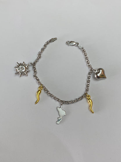 Bracciale Calabria Sole Cuore Amore