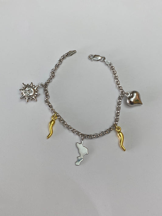 Bracciale Calabria Sole Cuore Amore