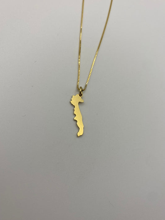 Collana Puglia Argento Dorato