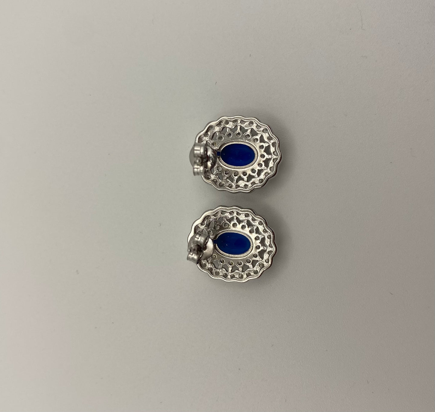 Orecchini Kate Ovali Blu