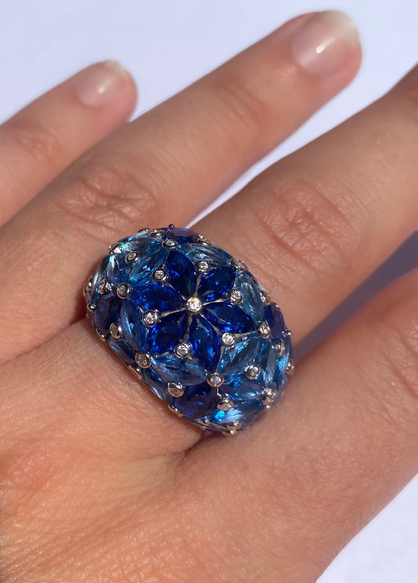 Anello Sfumature di Blu