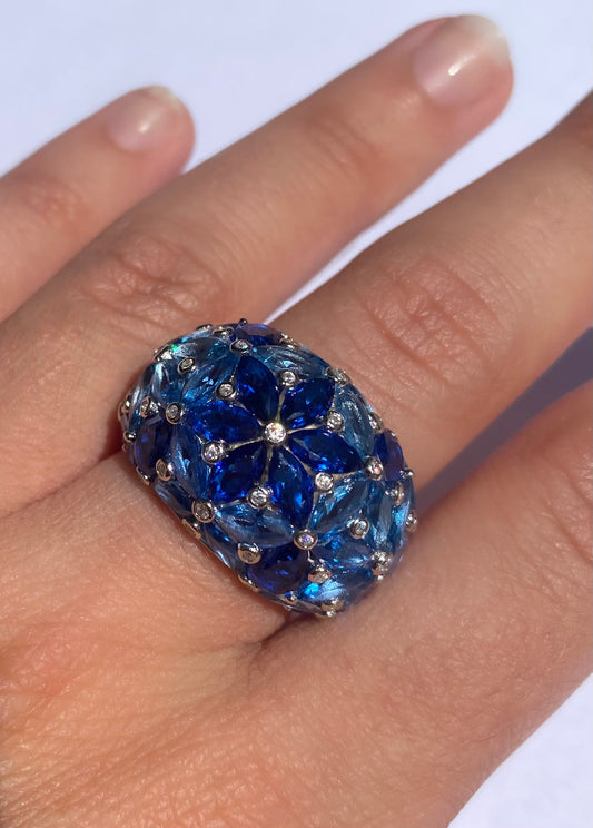 Anello Sfumature di Blu
