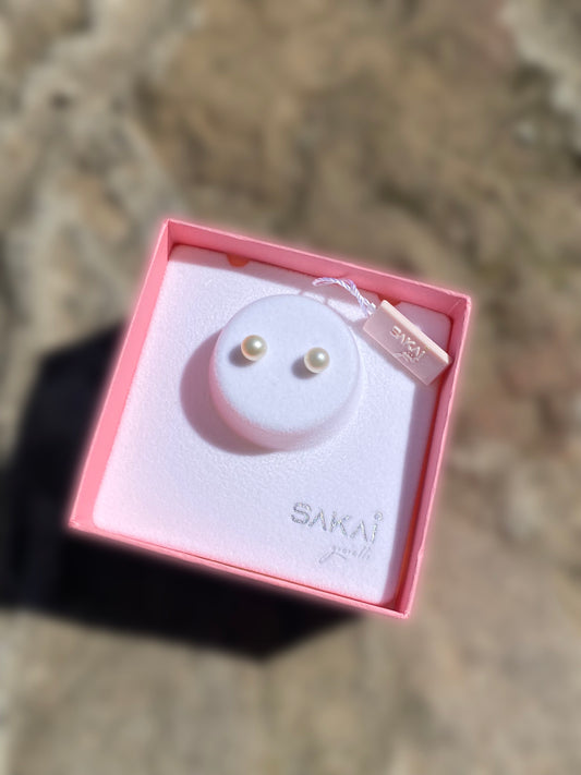 Orecchini Oro 18Kt e Perle Sakai