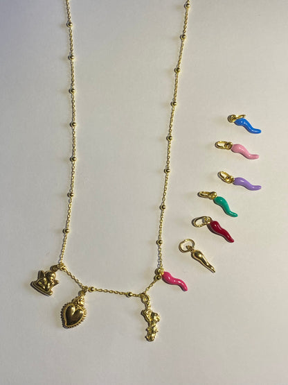 Collana Calabria D’Amare con Peperoncino Personalizzabile