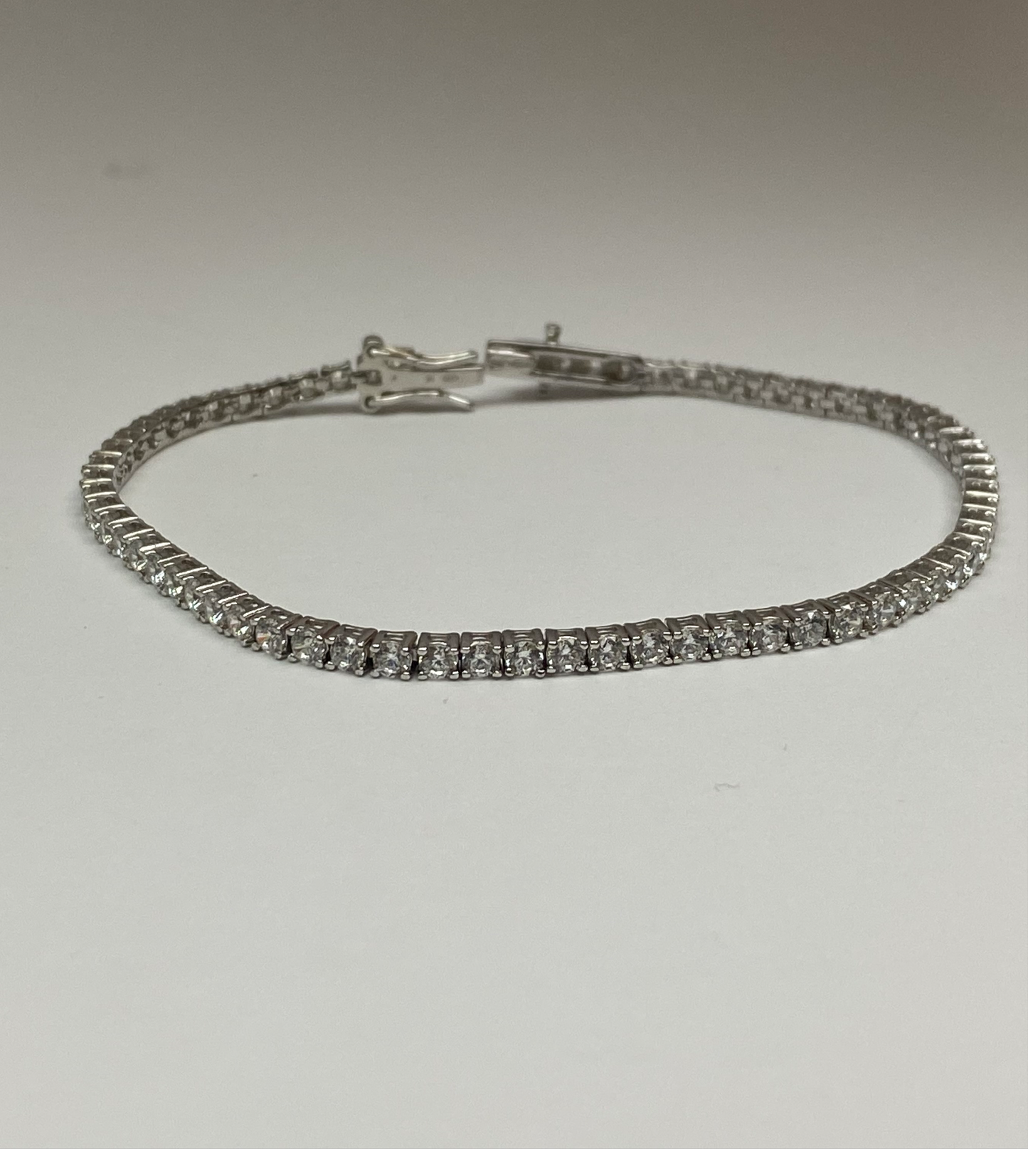 Bracciale Tennis Argento 925 e Zirconi Bianchi