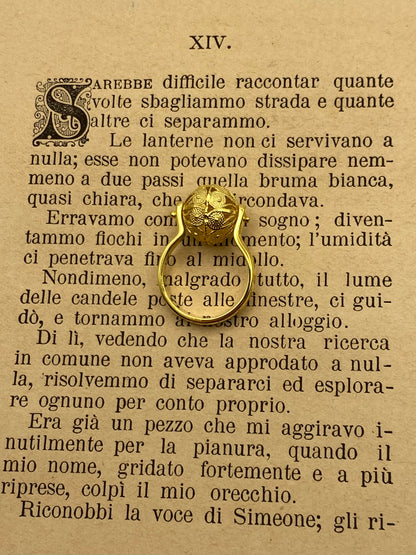 Anello Sunnacca Chicco Grande - In argento bagnato Oro