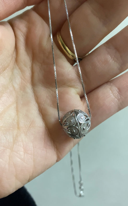 Girocollo Sunnacca Chicco in Filigrana Argento Brunito