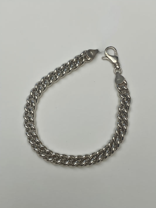 Bracciale Groumette Cubano Argento 925