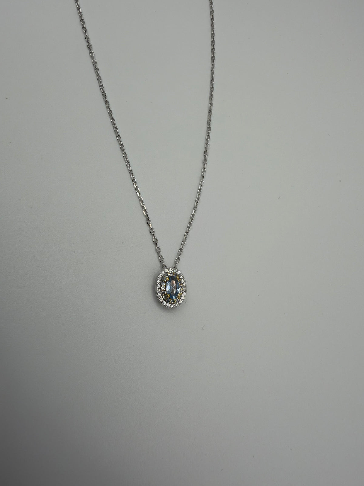 Collana Carezza Marina in argento 925 e Swarovski - Zumpano Gioielli⠋