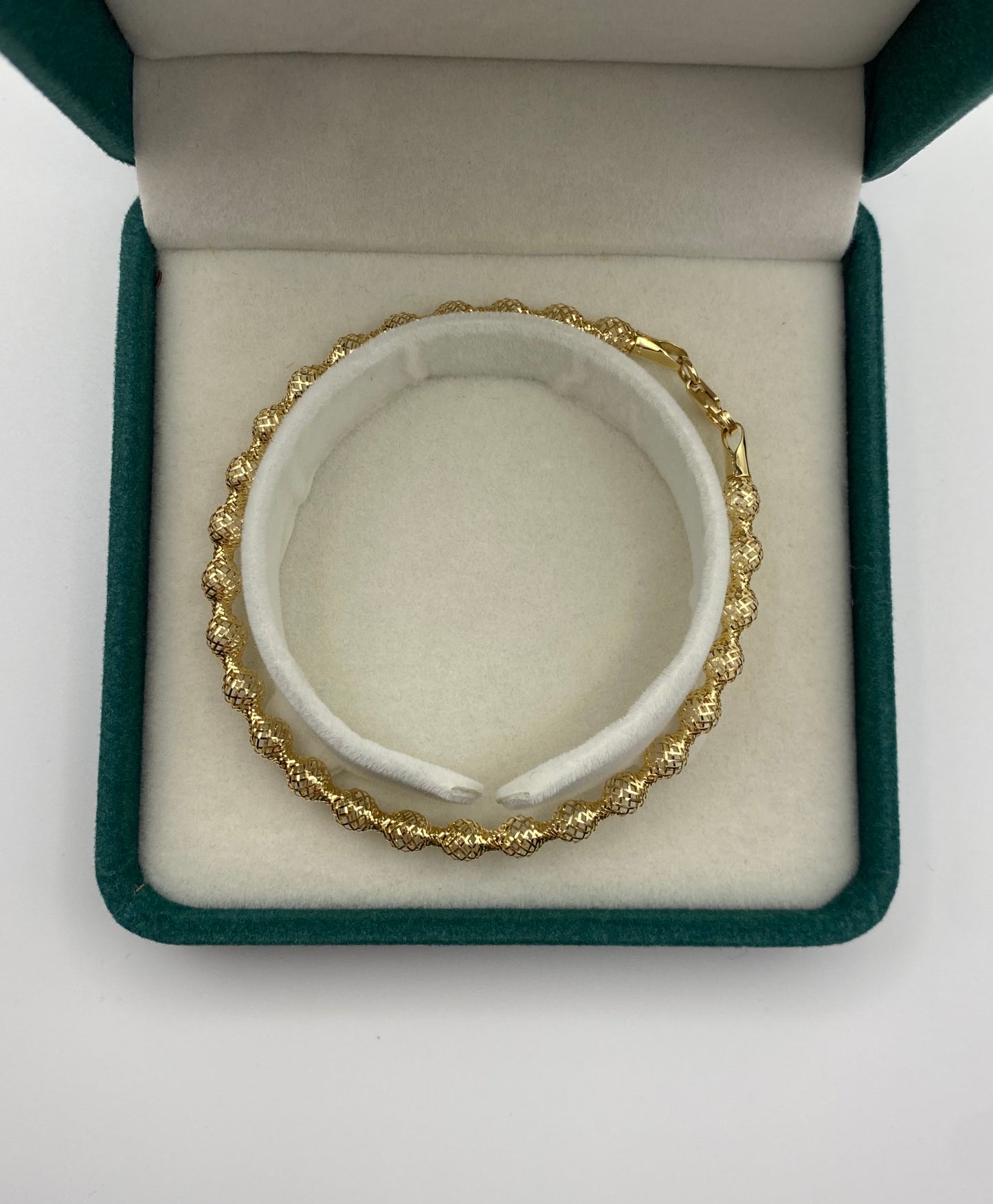 Bracciale Maglia Elastica in Oro Giallo 18K 750%