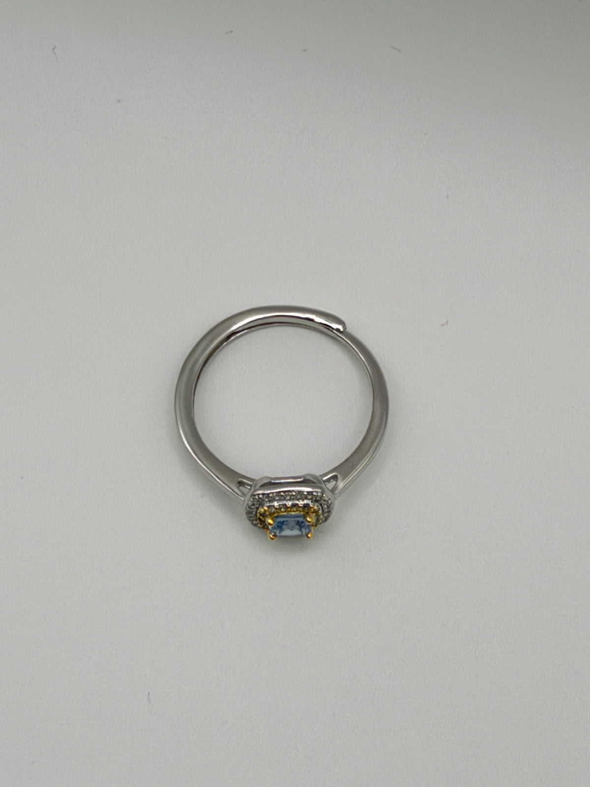 Anello Carezza Marina Quadrato
