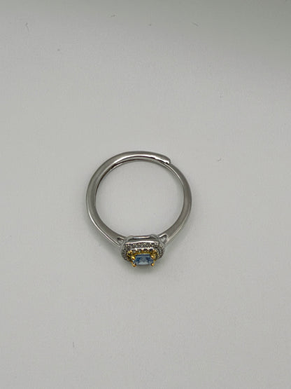 Anello Carezza Marina Quadrato