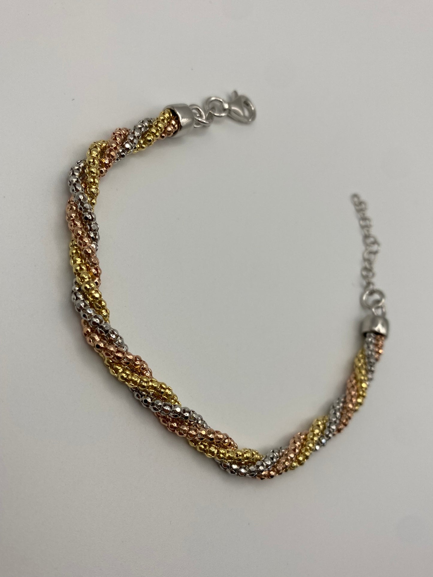 Bracciale tre fili intrecciati