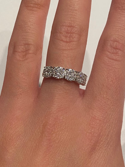 Anello Riviera Bianco