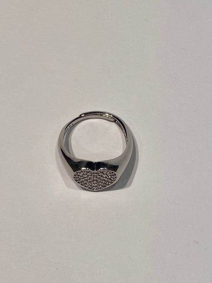 Anello Chevalier Cuore Pavé di Zirconi
